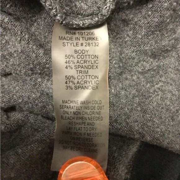 Hugs by Soft Surroundings Women’s Oversize Cowl Neck Sweater, Gray, Size M - Picture 7 of 7